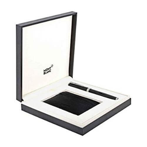 Set con roller PIX Black e porta carte di credito tascabile a 6 scomparti Meisterstück Soft Grain nero - 117088 #2