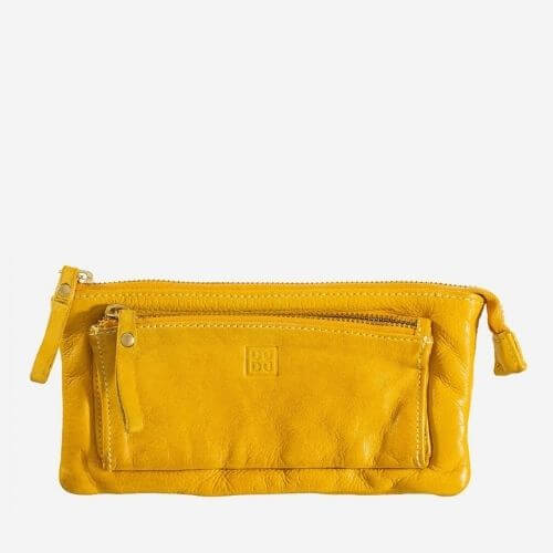 Dudubags – Portafoglio pelle – Saffron Yellow 580-1086 #1