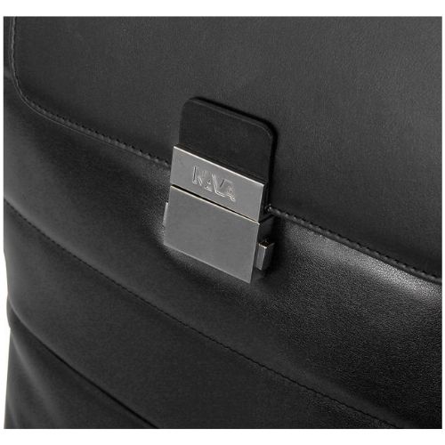 Nava Passenger Leather – Flapsack Black – PL078 #5