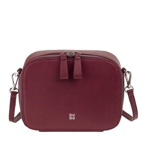 Dudubags – Tracolla in Pelle Camille Burgundy #1