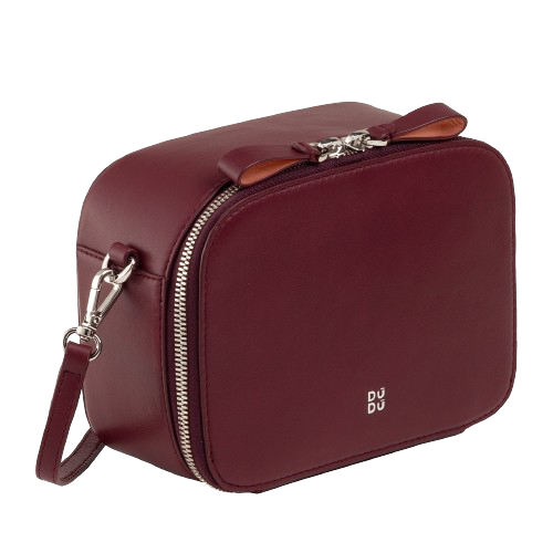 Dudubags – Tracolla in Pelle Camille Burgundy #3